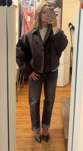 Jeans Straight Leg Con Risvolto Kartika