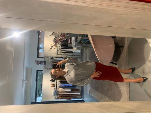 Gonna Longuette In Viscosa Bordeaux La Kore