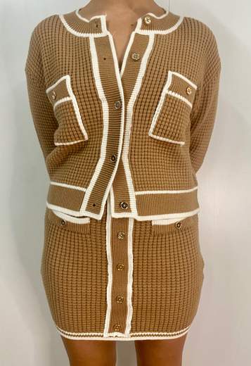 Gonna In Maglia Con Bottoni Maryley