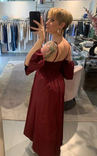 Vestito Sottoveste Con Maniche A Sbuffo InfinitoC