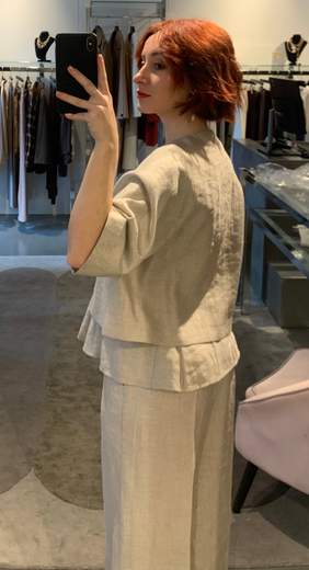 Giacchina Kimono Lino Kartika