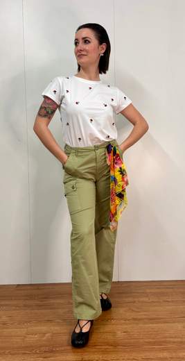 Pantalone Cargo Con Foulard Kartika