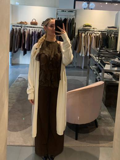 Cardigan Lungo In Viscosa Much Money