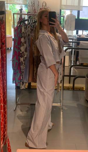 Pantaloni A Righe Pigiama Kiki Six