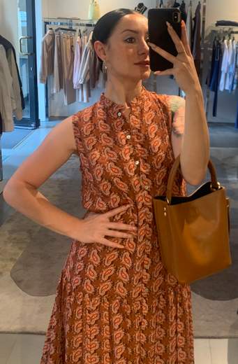 Abito Lungo A Balze Kartika