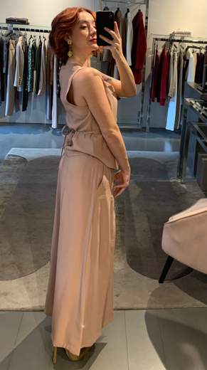Pantagonna Con Spacchi Rosa Kartika