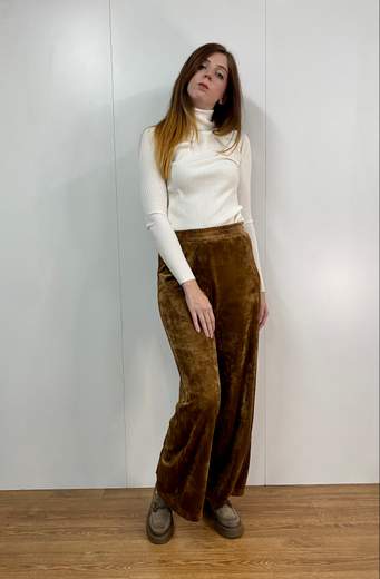 Pantalone Velluto Largo Kartika
