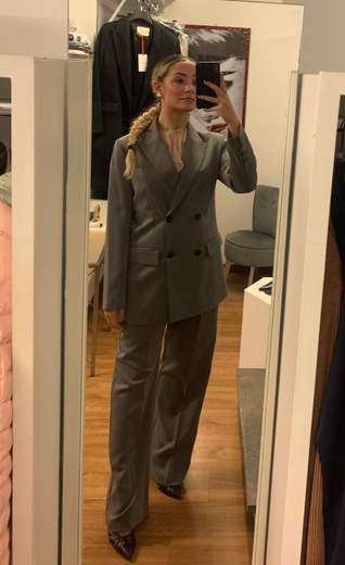 Blazer Doppiopetto Grigio Kartika