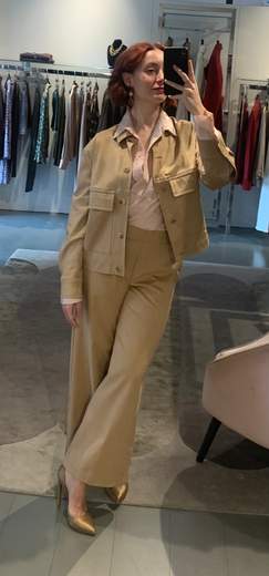 Giubbotto In Fintapelle Scamosciata Kartika