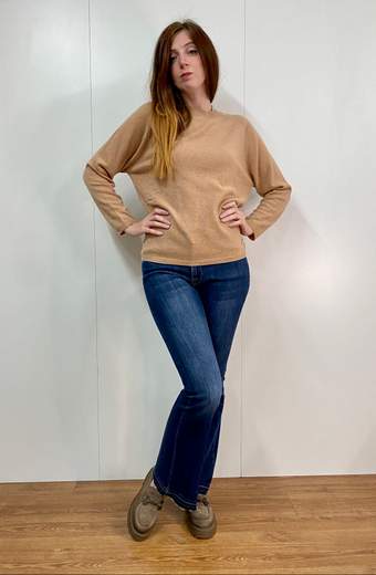 Maglia Girocollo In Cashmere Kartika