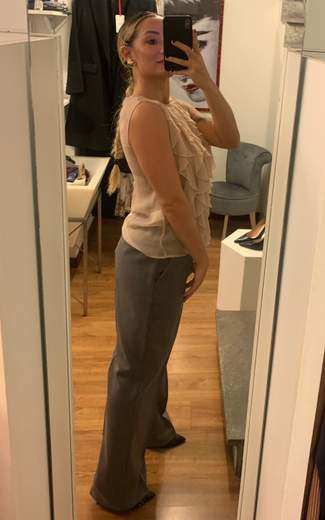 Top Crepe Viscosa Con Ruches Kartika