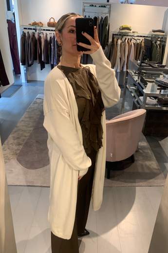 Cardigan Lungo In Viscosa Much Money