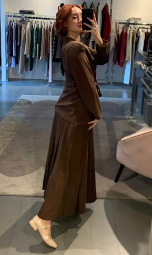 Gonna A Pieghe Lyocel Kartika