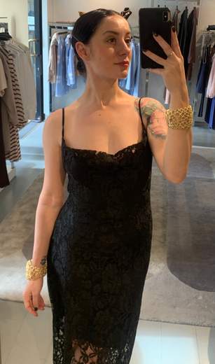 Abito In Pizzo Con Body Kiki Six