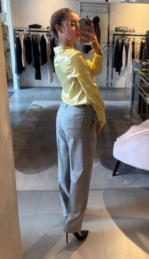 Pantalone Cigarette Flanella Fantasia Kartika