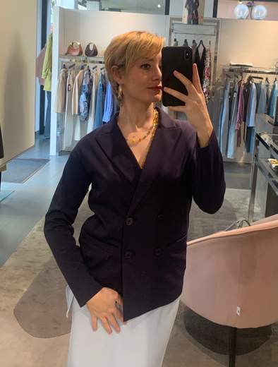 Giacca Doppio Petto Blu LVL