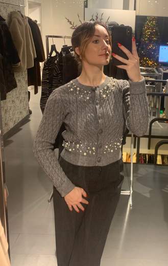 Giacchino Con Trecce E Perle Mauro Menichetti