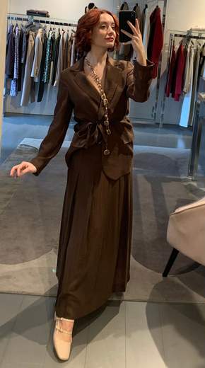 Gonna A Pieghe Lyocel Kartika