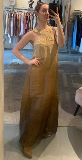 Abito Lungo Sfumato Beige Anitie