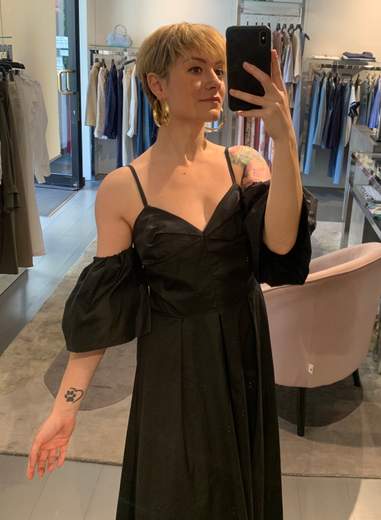 Vestito Sottoveste Con Maniche A Sbuffo InfinitoC