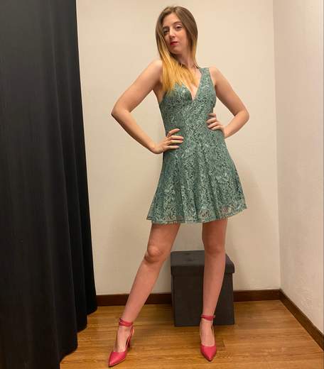 Mini Abito Pizzo Koralline