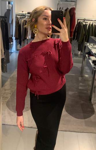 Maglia Con Fiocchetti Duda