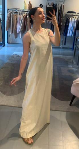 Abito Lungo Con Devoré Kartika