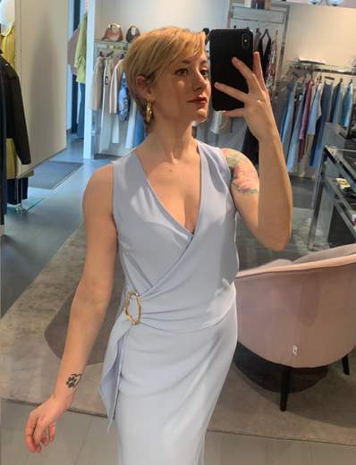 Abito Fluido Con Fibbia LVL