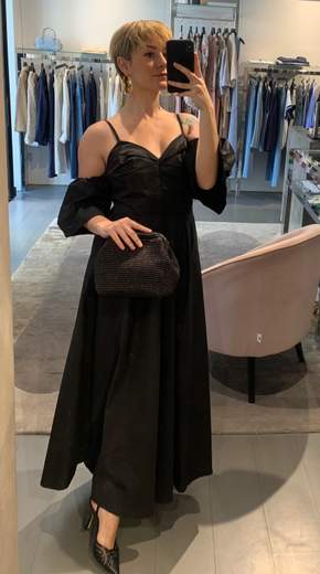 Vestito Sottoveste Con Maniche A Sbuffo InfinitoC