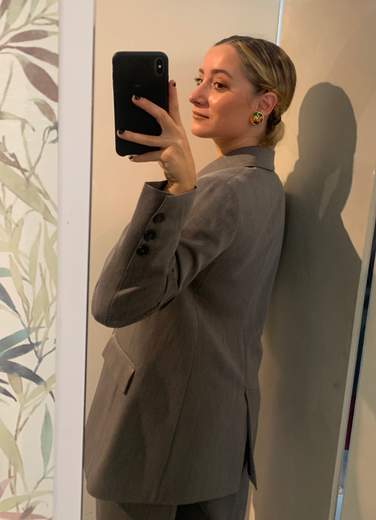 Blazer Doppiopetto Grigio Kartika