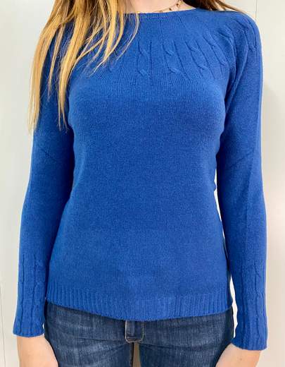 Maglia Con Trecce Riva Tricot