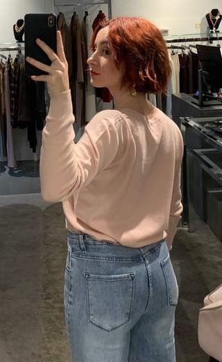 Maglia Scollo A V Viscosa Lana Much Money