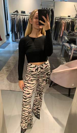 Maglia Crop Top In Lurex Kiki Six