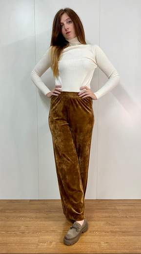 Pantalone Velluto Largo Kartika