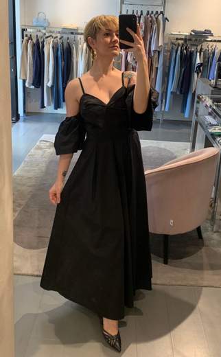 Vestito Sottoveste Con Maniche A Sbuffo InfinitoC