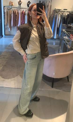 Jeans Balloon Lavaggio Al Tea Kartika
