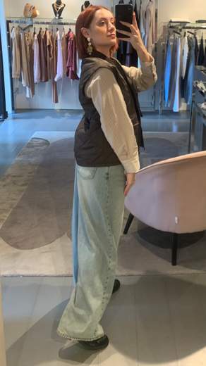 Jeans Balloon Lavaggio Al Tea Kartika