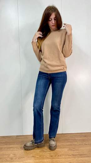 Maglia Girocollo In Cashmere Kartika