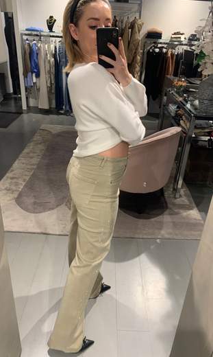 Jeans Palazzo Con Strass Much Money