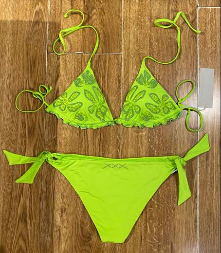 Bikini Fiore Con Applicazione Coppa Free Beach