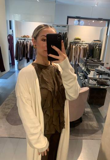 Cardigan Lungo In Viscosa Much Money