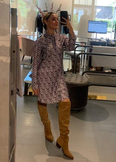 Abito Corto Stampa Fiorellini Kartika