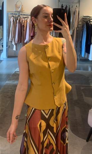 Gilet Viscosa Lino Anitie