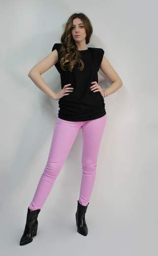 Top In Lurex Spalle Imbottite Hanny Deep