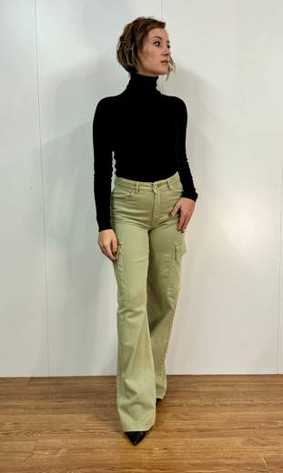 Jeans A Gamba Dritta Con Tasconi Much Money