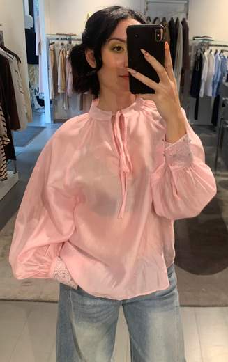 Camicia Con Maniche A Sbuffo E Swarosky You Decide