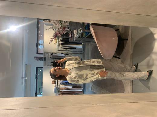 Cardigan Bianco Con Disegni Lurex La Kore