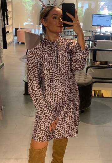 Abito Corto Stampa Fiorellini Kartika