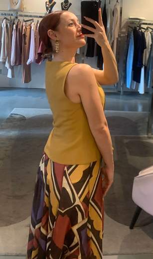 Gilet Viscosa Lino Anitie