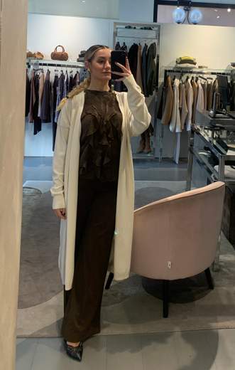 Cardigan Lungo In Viscosa Much Money